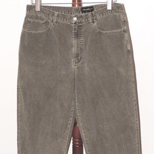 Eddie Bauer gray corduroy pants